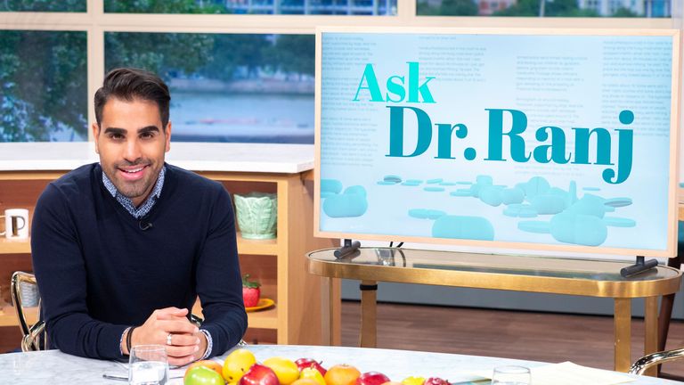 Dr Ranj on This Morning Pic: Ken McKay/ITV/Shutterstock