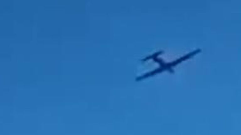 Drone Seen Flying Over Moscow Suburb