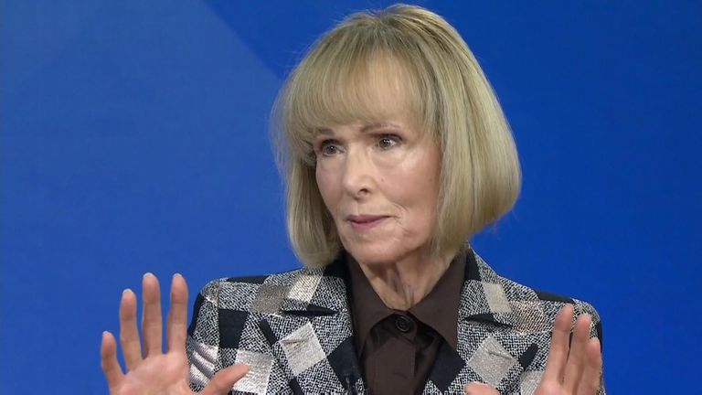 E Jean Carroll gives her thoughts after a jury decided that Donald Trump sexually abused her in the 1990s. She says she is 'overwhelmed with happiness' after 'getting my name back'.