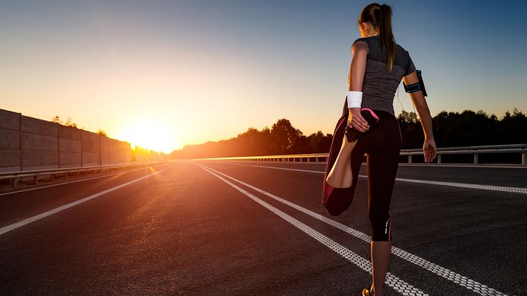 A female athlete