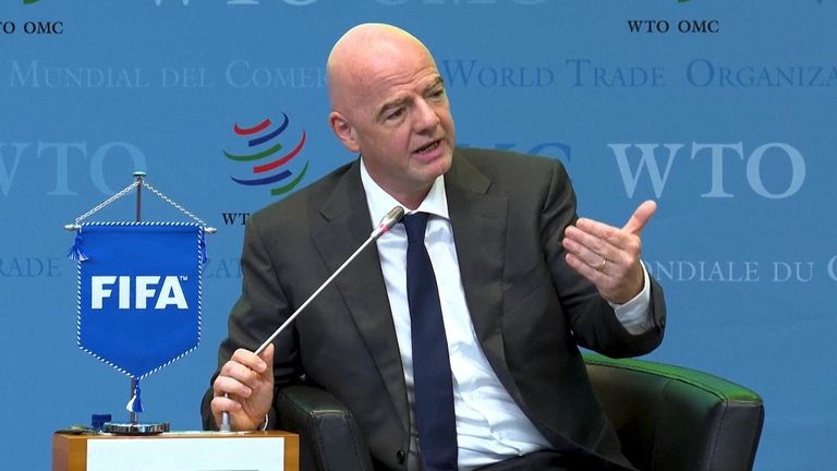 Infantino demands European broadcasters help women&#39;s football at next World Cup
