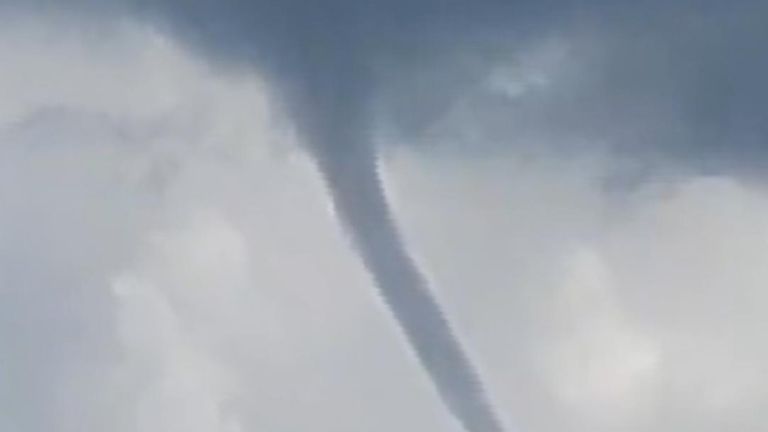Funnel cloud in Lincolnshire
