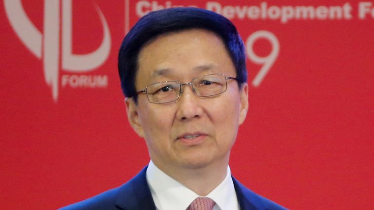 Chinese deputy leader Han Zheng