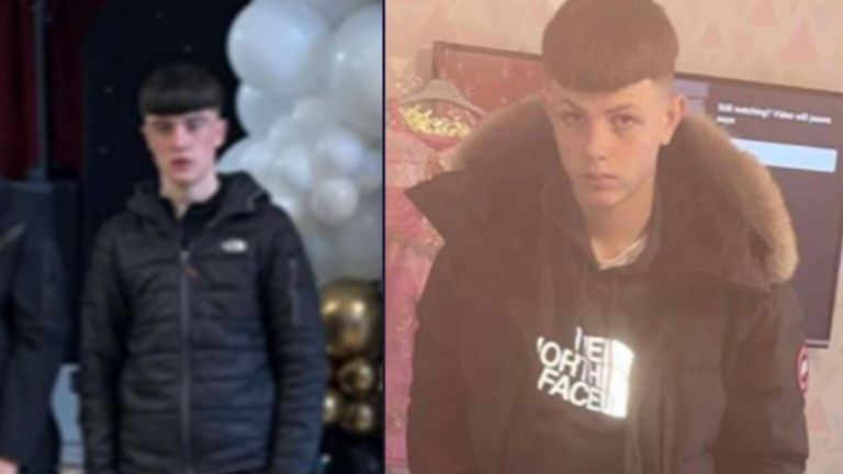 Harvey Evans, 15, and Kyrees Sullivan, 16