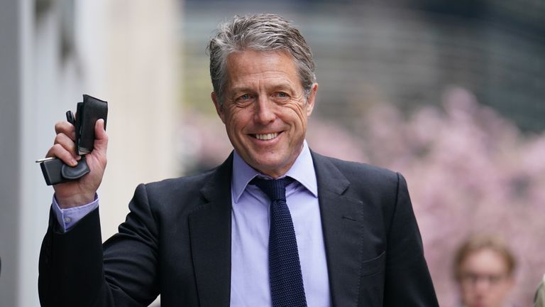Hugh Grant will take The Sun publisher to High Court over break-in claims