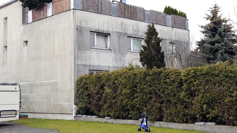 The house where Josef Fritzl kept his daughter locked in a cellar. Pic: AP