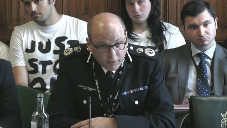 Just Stop Oil interrupts committee hearing on coronation policing.