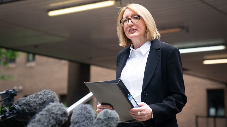 Kate Anderson, deputy chief crown prosecutor for the Crown Prosecution Service (CPS), speaking outside Southwark Crown after Tejay Fletcher was jailed for 13 years and four months 