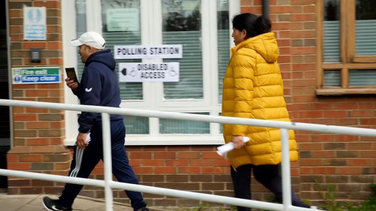 Lal and his wife returned 10 minutes later brandishing their IDs and keen to vote