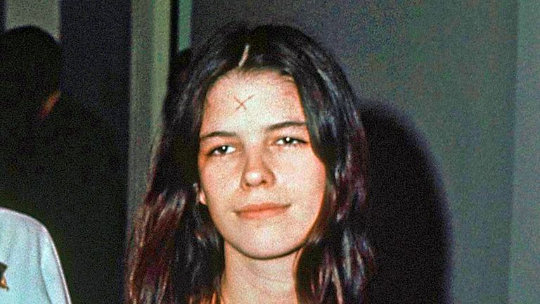 Leslie Van Houten in a Los Angeles lockup in 1971                                                                                                                                                      