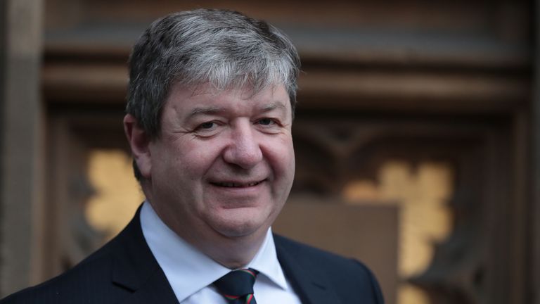 Liberal Democrat MP Alistair Carmichael at the Houses of Parliament in Westminster, London.