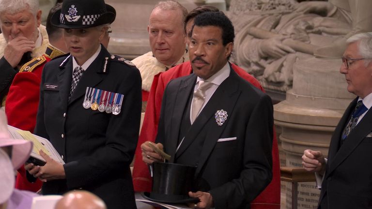 Lionel Richie is among celebrity guests attending the King&#39;s coronation