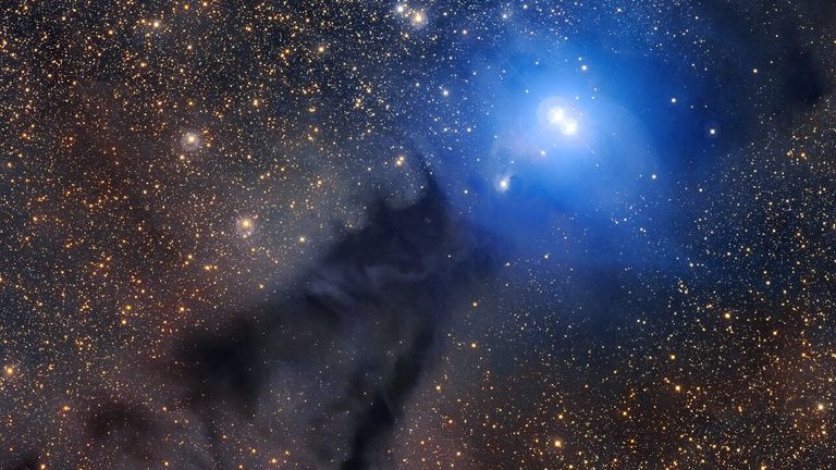 The Lupus 3 region in visible light Pic: ESO 