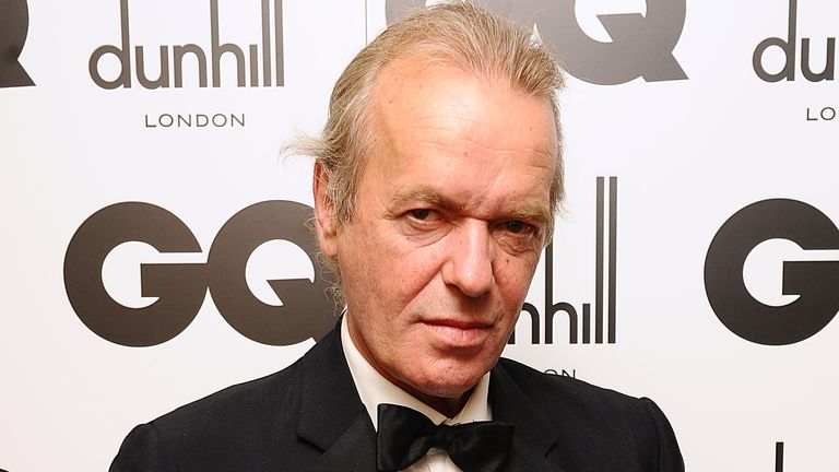 Martin Amis with his Writer of The Year Award, at the 2010 GQ Men of the Year Awards at the Royal Opera House, Covent Garden, London.