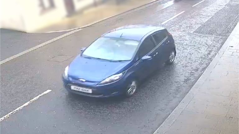 Northern Ireland of Ford Fiesta that police believe was used in the attempted murder of PSNI Detective Chief Inspector John Caldwell