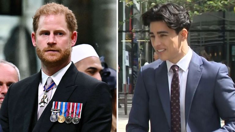 Prince Harry and Omid Scobie