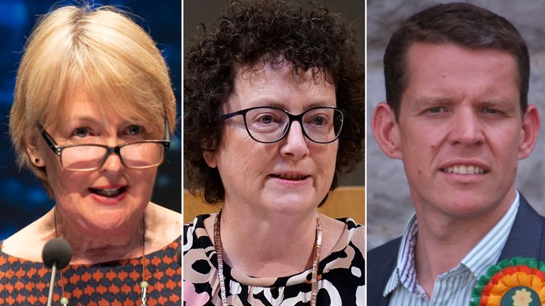 Sian Gwenllian, Elin Jones and Rhun ap Iorwerth are among potential leadership contenders. Pic: (l+r) Plaid Cymru