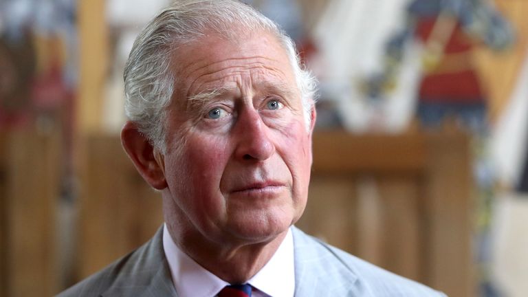 Prince Charles visits Tretower Court in Crickhowell. Pic: Shutterstock