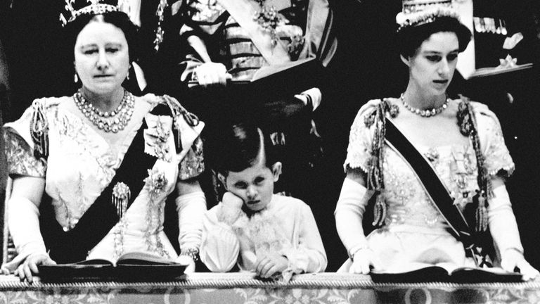 The King was aged four at his mother's coronation