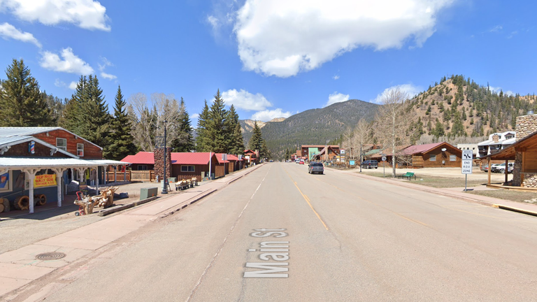 Red River&#39;s Main Street, near where the shooting took place Pic: Google Street View