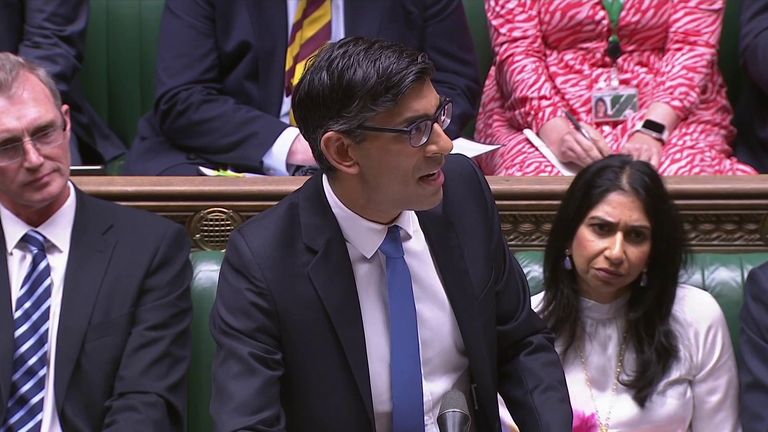 Rishi Sunak at PMQs