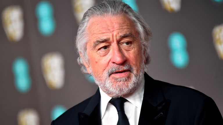 Robert De Niro attending the 73rd British Academy Film Awards held at the Royal Albert Hall, London. PA Photo. Picture date: Sunday February 2, 2020. See PA story SHOWBIZ Bafta. Photo credit should read: Matt Crossick/PA Wire