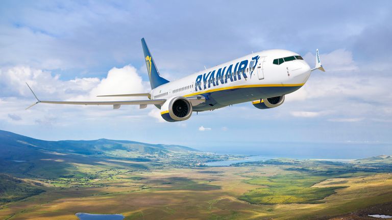 A computer-generated image of how the MAX 10 aircraft may look. Pic: Ryanair