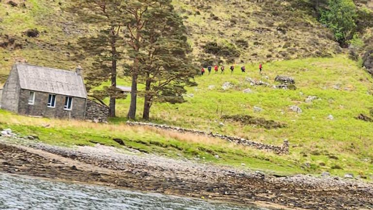 Kyle RNLI rescue at Kinloch Hourn. Pic: RNLI/Andrew MacDonald