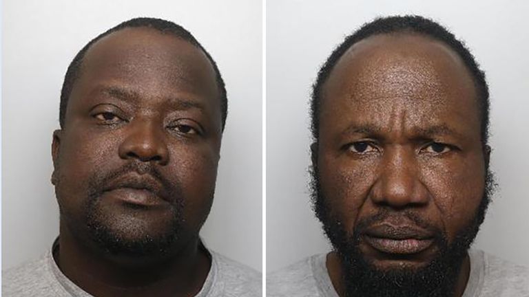 Dereck Owusu and Louis James. Pic: South Yorkshire Police