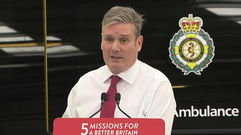 Sir Keir Starmer says his plans for improving the NHS are costed