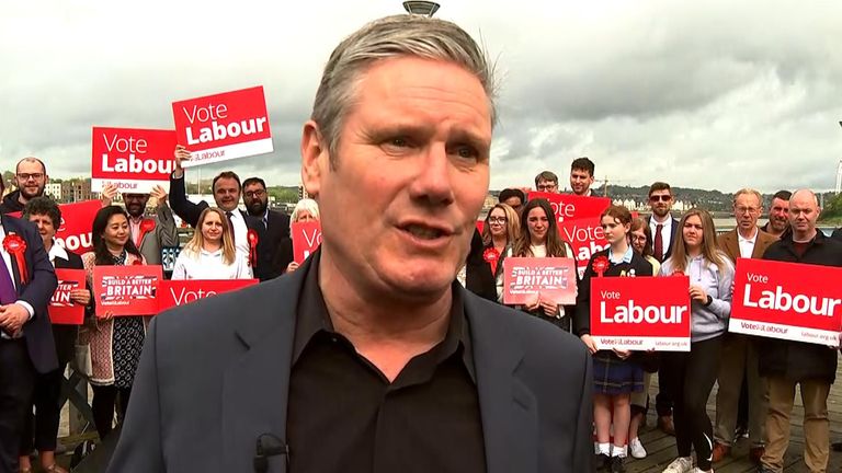 Sir Keir Starmer hails a &#39;very good&#39; result for Labour in the local elections