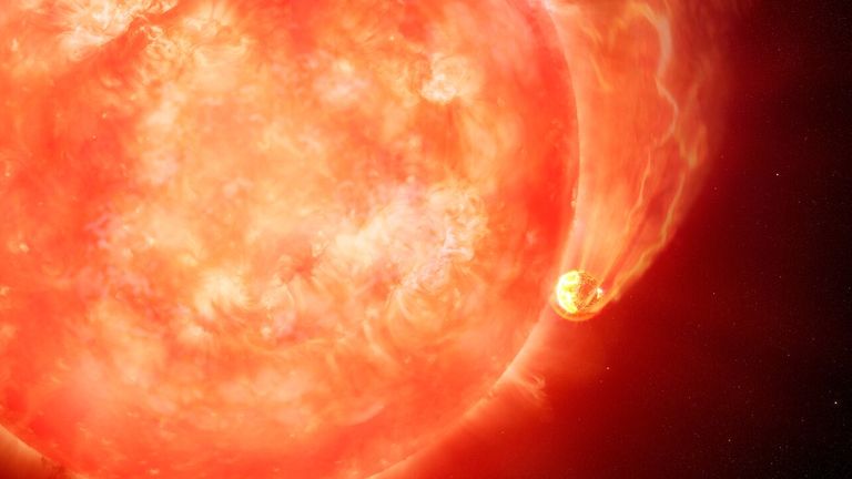 Astronomers using the Gemini South telescope in Chile, operated by NSF’s NOIRLab, have observed the first compelling evidence of a dying Sun-like star engulfing an exoplanet.