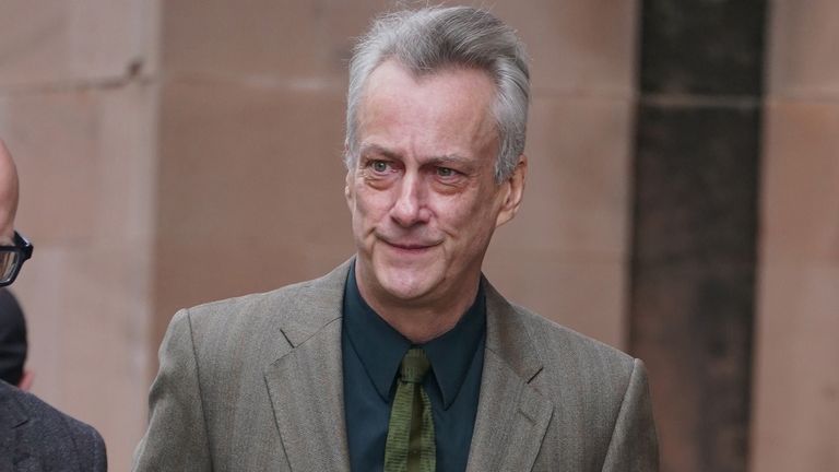 Actor Stephen Tompkinson arrives at Newcastle Crown Court where he is on trial charged with inflicting grievous bodily harm. The 57-year-old, denies the offence, which is said to have happened in May 2021. Picture date: Thursday May 11, 2023. PA Photo. See PA story COURTS Tompkinson. Photo credit should read: Owen Humphreys/PA Wire