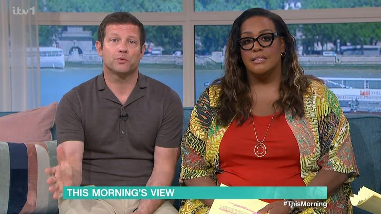 Dermot O&#39;Leary and Alison Hammond present This Morning on ITV1