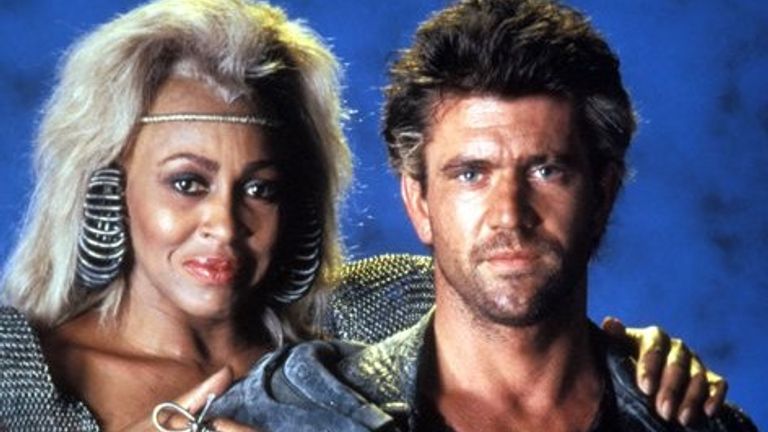 Tina Turner and Mel Gibson in Mad Max Beyond Thunderdome. Pic: © Warner Brothers Pictures