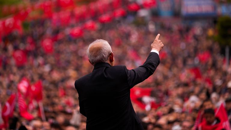 Kemal Kilicdaroglu , chef du principal parti d'opposition turc, le Parti républicain du peuple