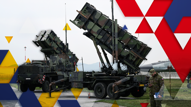 Patriot missile defence system is seen in Slovakia, May 6, 2022. 