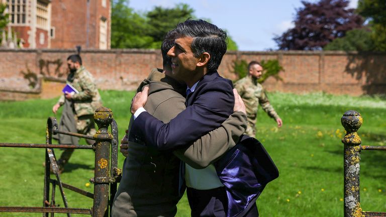 Prime Minister Rishi Sunak meets Volodymyr Zelenskyy President of Ukraine for a bilateral meeting at Chequers