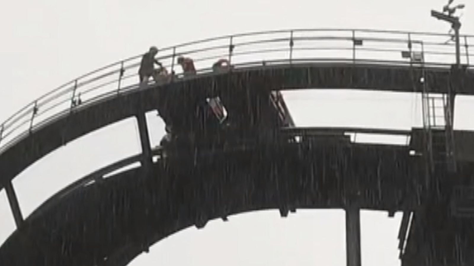 Weather Rides halted at Alton Towers due to 'adverse weather' UK