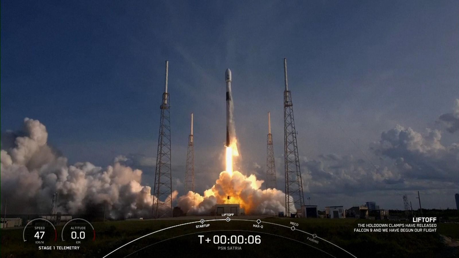 SpaceX launch a communication satellite to provide internet to rural ...