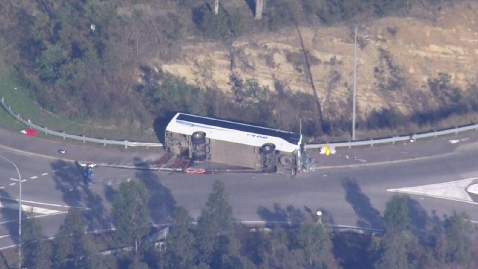 Australia bus crash: Driver was going too fast, say police
