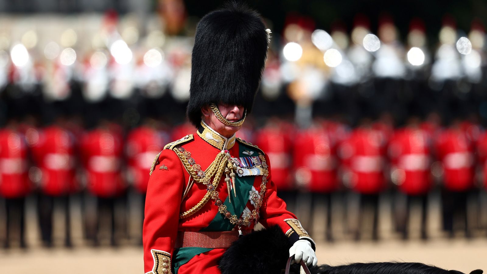 King to turn out to be first monarch in many years to journey on horseback throughout Trooping the Colour