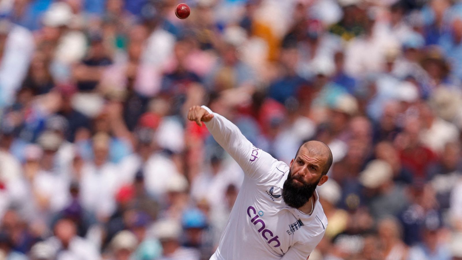 Moeen Ali: England cricketer fined for utilizing unauthorised drying spray on his bowling hand throughout Ashes Test match