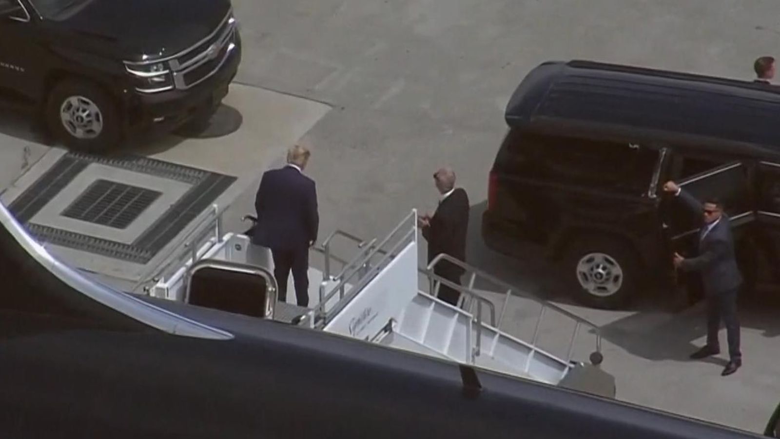 Donald Trump lands in Florida ahead of court appearance US News Sky