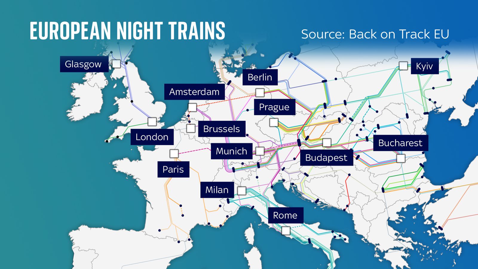 The new generation of night trains snaking their way across europe