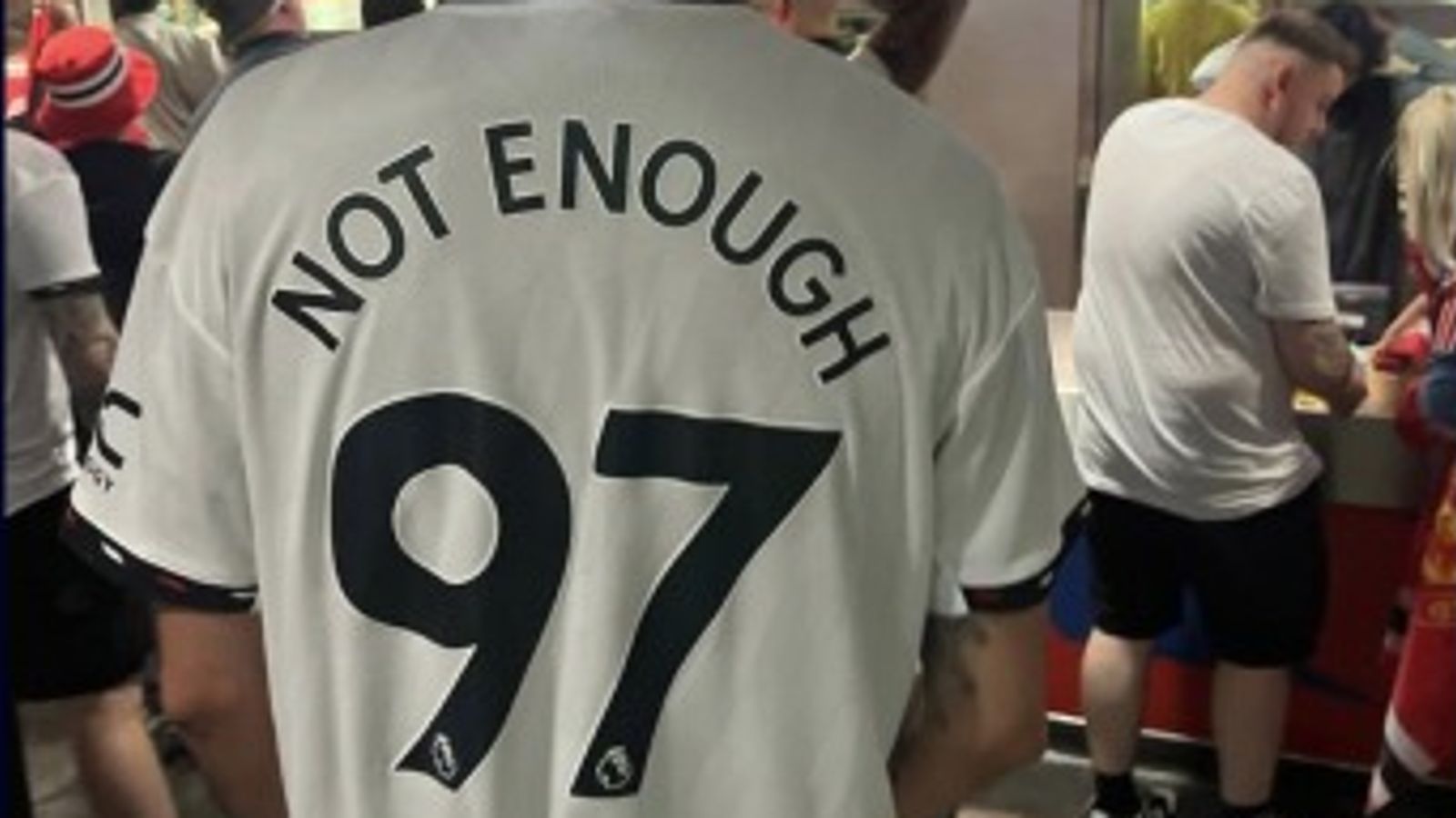 Man arrested at FA Cup final for wearing offensive Hillsborough shirt