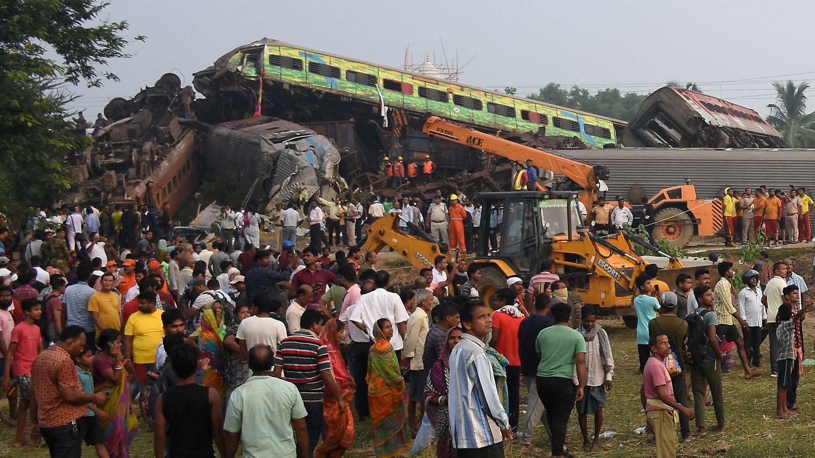 Signal failure likely caused train to change tracks before India crash, says minister