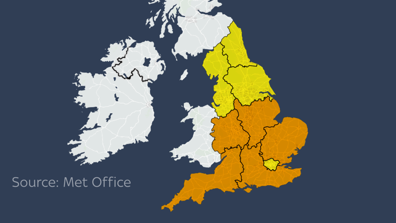 UK weather Amber heat alert issued as temperatures set to hit 31C in