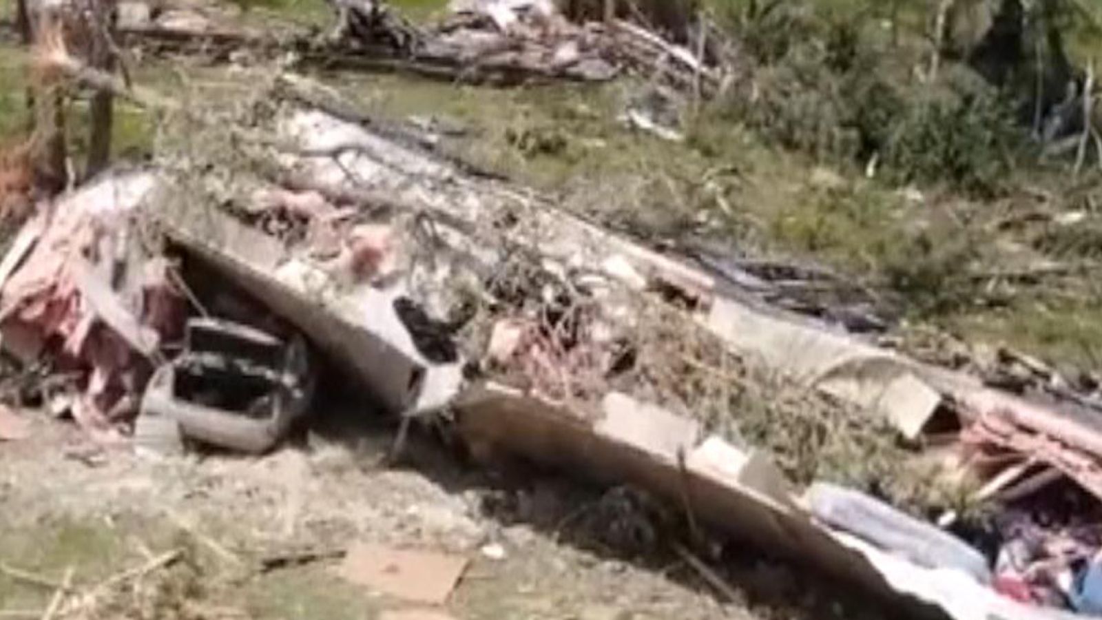 Drone footage captures devastation after tornadoes hit Mississippi ...