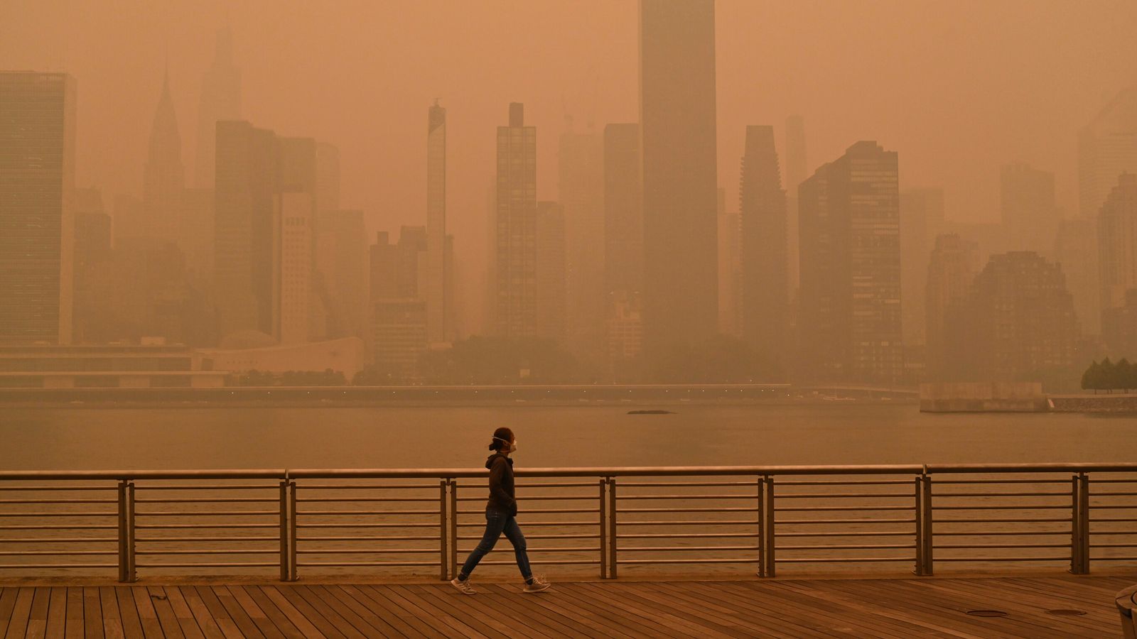 New York enveloped in thick smog as wildfires burn in Canada News UK